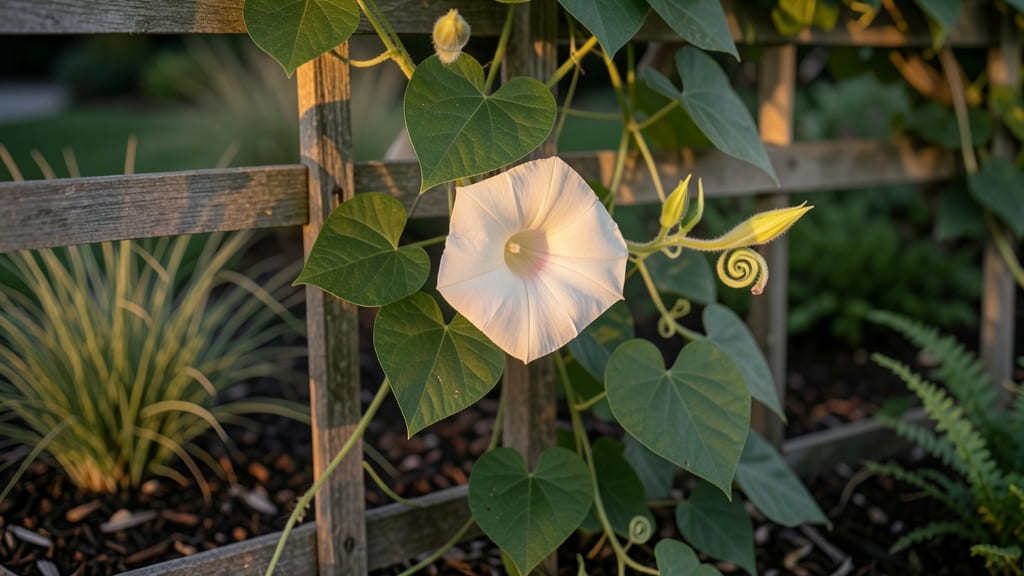 Moonflower Sun or Shade: Fast-Growing Vines for Nighttime Blooms