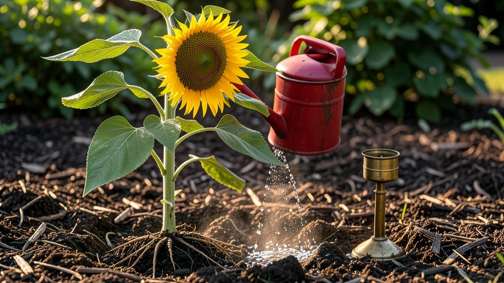 Do Sunflowers Need a Lot of Water: Deep Roots Mean Less Frequent Watering