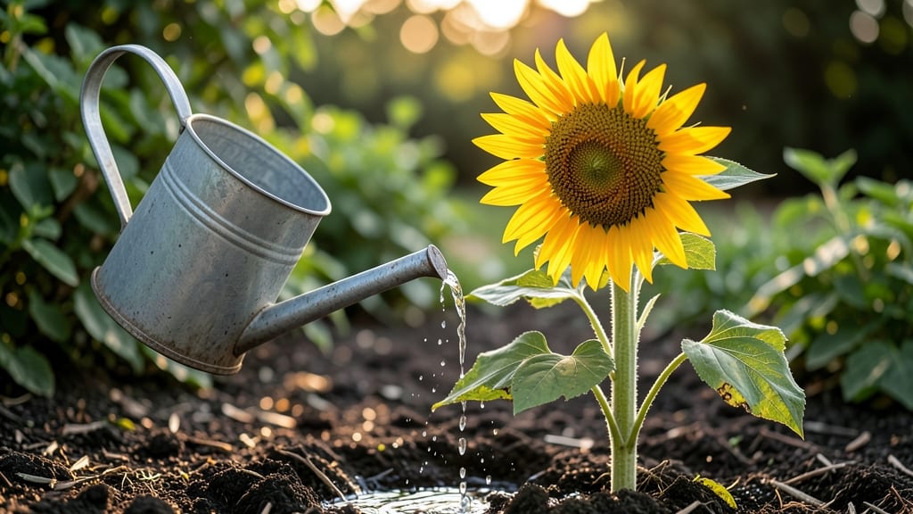 Sunflower Water Needs: Deep Roots, Smart Scheduling for Towering Growth