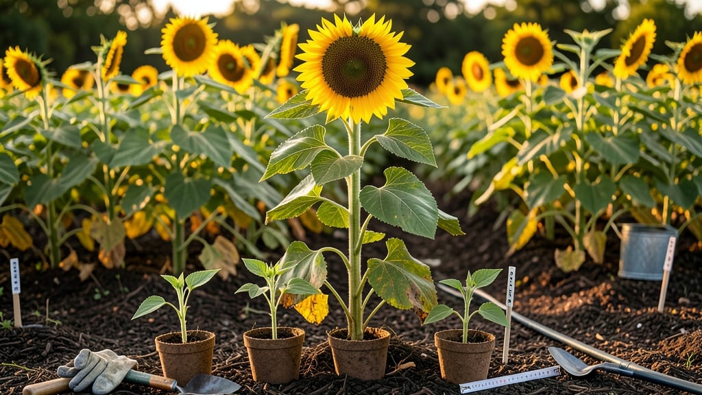 Mammoth Sunflower Plant Spacing: Proven Layouts for Towering Stems Without Crowding