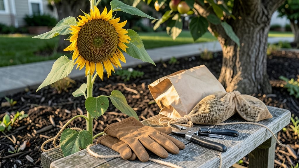 When to Harvest Sunflower Heads for Seeds: Brown Backs, Dry Centers—3 Key Signs